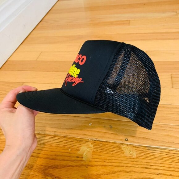 VTG Havoline Texaco Racing Trucker Rope Hat Cap Nascar Race Car Snapback - Picture 7 of 8